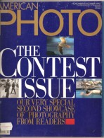 AMERICAN PHOTO -  VOL. III   N.6 -  NOV-DIC 1992  THE CONTEST ISSUE - Fotografie