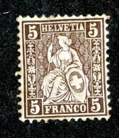 10133  Switzerland 1862  Zumstein #30 *  Michel #22a ( Cat. 3.20€ ) Offers Welcome! - Nuevos