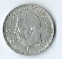 Monaco Louis II 5 Francs 1945 - 1960-2001 Nieuwe Frank