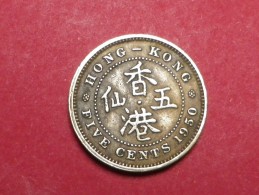 HONG KONG  10 CENTS  1950  KM 25 - Hong Kong