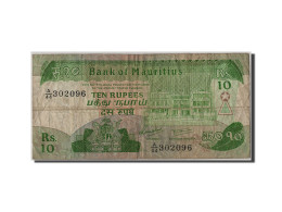 Billet, Mauritius, 10 Rupees, KM:35b, TB - Mauricio