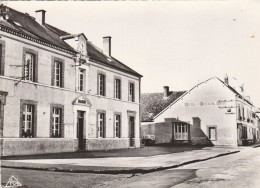 PLEURS - LA MAIRIE - L'HOTEL DU CHEVAL BLANC - BELLE CARTE PHOTO S.M. - TOP !!! - Saint Remy En Bouzemont