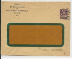 SUISSE - 1918 - ENVELOPPE ENTIER PRIVEE "S.S.S" De BERN Pour CHAUX-DE-FONDS - Ganzsachen