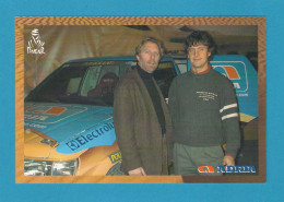 CPM.   Sports.  Rallye DAKAR 2002.  Adria, Sponsor De L'équipage Nissan 235 : L. Bourgnon Et G. Leneveu. - Rallye