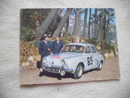 RALLYE DE MONTE CARLO 1958 ..RENAULT DAUPHINE..COUREUS MONRAISSE ET FERET - Rally's