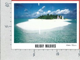 CARTOLINA VG MALDIVE - Dhiffushi - Atollo Di Ari - Panorama - 10 X 15 - ANN. 2012 - Maldives