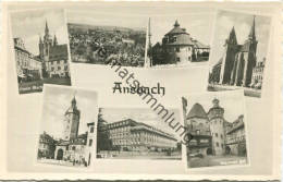Ansbach - Herrieder Tor - Behringer Hof - Foto-AK 30er Jahre - Verlag Franckh Stuttgart - Ansbach