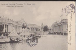 CPA:Louisiane:St Louis:Purchase Exposition 1904:Landing Place At Grand Basin - Autres & Non Classés