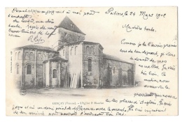 (8432-86) Gencay - L'Eglise Saint Maurice - Lussac Les Chateaux