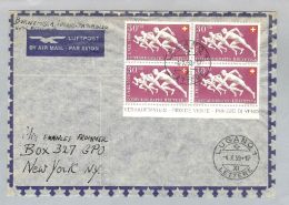 Schweiz Pro Patria 1950-10-04 Luftpostbrief PP30Rp VP Zu#B49 - Briefe U. Dokumente