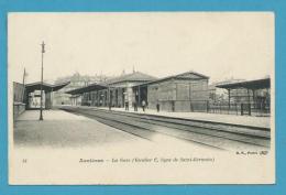 CPA 18 - Chemlin De Fer Ligne De Saint-Germain Gare D'ASNIERES 92 - Asnieres Sur Seine