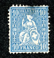 10169  Switzerland 1862  Zumstein #31 *  Fault Michel #23d ( Cat. 550.€ ) Offers Welcome! - Ungebraucht