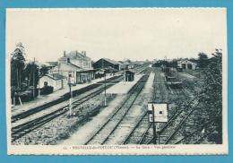 CPSM 11 - Chemin De Fer La Gare NEUVILLE DE POITOU 86 - Neuville En Poitou