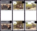 (157 GP) Botswana  1996  Animals / Tiere / Dieren / Overprints / Surcharges / Rare / Gutter Pairs ** / Mnh Michel 594-96 - Botswana (1966-...)