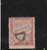 TAXE N° 34 OBLITERE ET SIGNE CALVES COTE : 100 € - 1859-1959 Afgestempeld