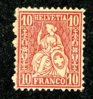 10227  Switzerland 1867  Zumstein #38 *  Michel #30  ( Cat. 3.€ ) Offers Welcome! - Unused Stamps
