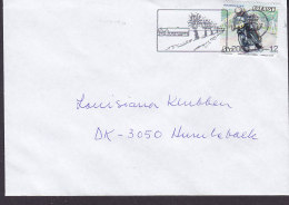 Sweden 2003 Cover Brief HUMLEBAEK Denmark Roadracing Strassenrennen Motor Sport Stamp - Covers & Documents