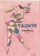 CARTE PARFUMEE   TAQUIN DE FORVIL  / AVRIL16 / BO. THEMES - Antiquariat (bis 1960)