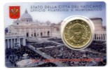 2015 VATICANO COIN CARD N° 6  FDC VATIKAN PONTIFIKAT VON PAPST FRANZISKUS - Vatikan