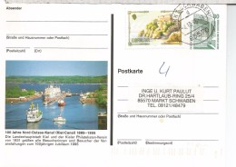 ALEMANIA ENTERO POSTALNORD OSTSEE KANAL BARCO - Sonstige (See)