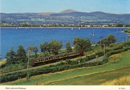 BALA LAKE And RAILWAY, 2 Scans - Merionethshire