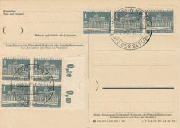 POARKARTE   FRANCOBOLLI  DI  BERLINO   1 MAGGIO  1959 - Lettres & Documents