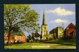 ENGLAND  -  Astbury Church  Unused Vintage Postcard - Andere & Zonder Classificatie