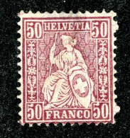 10313  Switzerland 1881  Zumstein #51 (*)  Michel #43  ( Cat. 10.€ ) Offers Welcome! - Unused Stamps