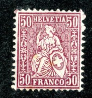 10314  Switzerland 1881  Zumstein #51 *  Michel #43  ( Cat. 10.€ ) Offers Welcome! - Unused Stamps
