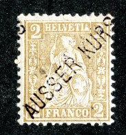 10319  Switzerland 1881  Zumstein #44 *  Michel #36AK I  ( Cat. 75.€ ) Offers Welcome! - Unused Stamps