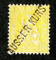 10327  Switzerland 1881  Zumstein #47 *  Michel #39AK I  ( Cat. 75.€ ) Offers Welcome! - Unused Stamps