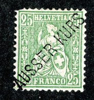 10328  Switzerland 1881  Zumstein #49 *  Michel #41AK I  ( Cat. 75.€ ) Offers Welcome! - Ungebraucht