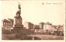 SAMBREVILLE - TAMINES (5060) : MONUMENT AUX FUSILLES, PLACE DES MARTYRS. CPSM. - Sambreville