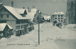 CH ESCHOLZMATT / Dorfplatz Im Winter / - Escholzmatt