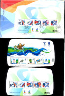 WINTER OLYMPICS-VANCOUVER-2010-FDC WITH ODD SHAPED MS AND SET OF 2 MS-BX1-344 - Winter 2010: Vancouver