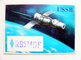 QSL Card Radio Ussr Space Satellite Rb5mdf - Radio