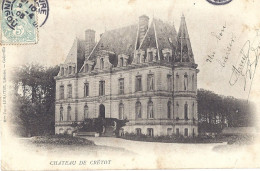 CP 76 Env GODERVILLE Chateau De Crétot ( Facade Parc Forêt ) Type Pionnière Nuagée 1900 - Goderville