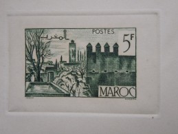 MAROC – Epreuve Avant Indépendance – Détaillons Collection – A Voir – Lot N° 12672 - Altri & Non Classificati