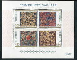 Norway 1993. Block W. 4 Stamps "Stamp Day 1993" - Blokken & Velletjes