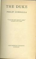 The Duke Of Wellington By Phillip Guedalla - Altri & Non Classificati