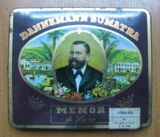 AC - DANNEMANN SUMATRA MENOR 10 CIGARS & TIN BOX - Tabaksdozen (leeg)