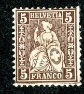 10372  Switzerland 1881  Zumstein #45 (*) Michel #37 - Offers Welcome! - Nuevos