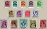 HUNGARY 1939 ARCHITECTURE Buildings CHURCHES - Fine Set MNH - Unused Stamps