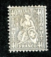 10406  Switzerland 1881  Zumstein #50 *  Michel #42  - Offers Welcome! - Ungebraucht