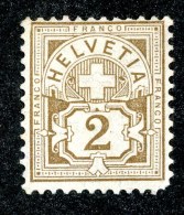 10422  Switzerland 1882  Zumstein #58A (*)  Michel #50Xa ( Cat. 30.€ ) - Offers Welcome! - Unused Stamps