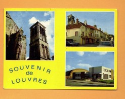95 Val D ' Oise Louvres Carte Multivues Souvenir De Louvres Avec Le Tabac - Louvres