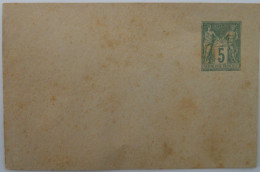 1878-1906 - ENTIER POSTAL - Sage 5 C Vert - 116 X 76 Mm - Yvert Et Tellier 75 E3 - Standard Covers & Stamped On Demand (before 1995)