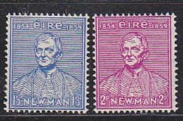 Ireland 1954 Cardinal Newman 2v ** Mnh (29010) - Neufs