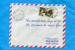 MARCOPHILIE-lettre AEF -cad MAO-1959--stamp AOF-N°226 Jeune Femme-pour FRANCE - Covers & Documents