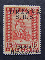 YUGOSLAVIA SHS -1918- "Bosnia Sobr." H. 15 MH* (descrizione) - Ongebruikt